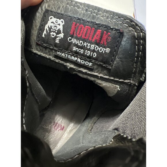 Kodiak Womens Chelsea Olive Green Waterproof Leather Boots Size 8.5 US - Picture 3 of 11